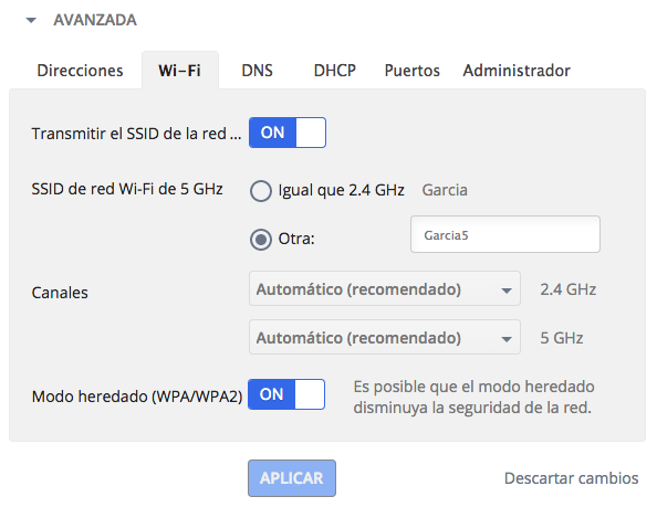 Rítmico trabajo Hazlo pesado Cómo establecer la configuración avanzada de Wi‑Fi - Ayuda de Fiber