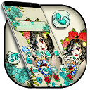 Tattoo Rose Girl Gravity Theme 1.1.2 APK Baixar