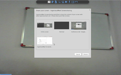 IngeniousMeet Screensharing