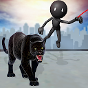 Herunterladen Multi Panther Stickman Rope Hero Gangster Installieren Sie Neueste APK Downloader