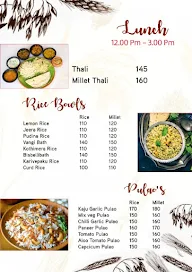 House Of Millets menu 1