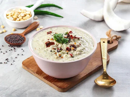 Coconut Chutney Plate