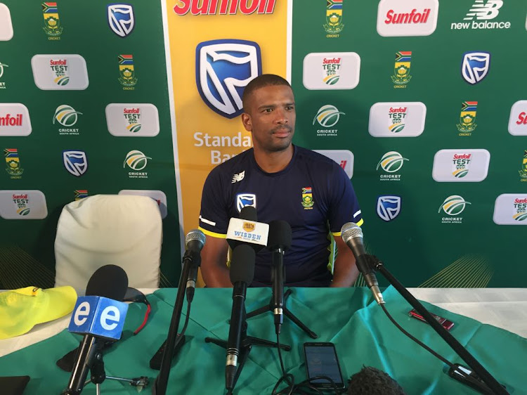 Vernon Philander at Newlands on Wednesday.