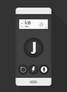 Free Download Jogi - Black White Round Icons APK for PC