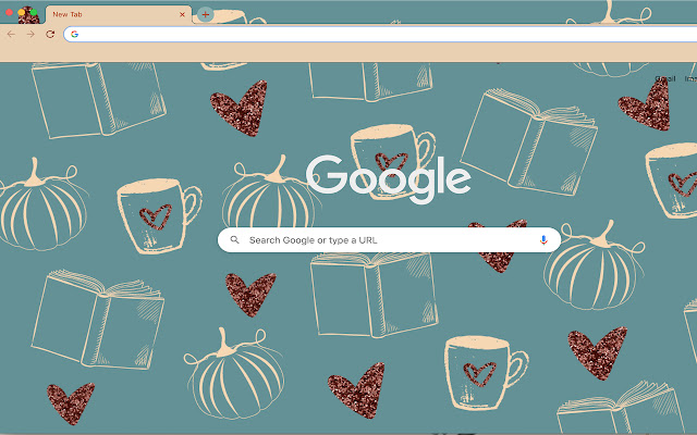 Pumpkin Spice Book Love chrome extension