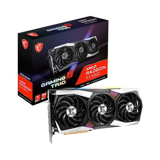 Card màn hình MSI RX 6800 GAMING X TRIO 16G 16GB GDDR6 