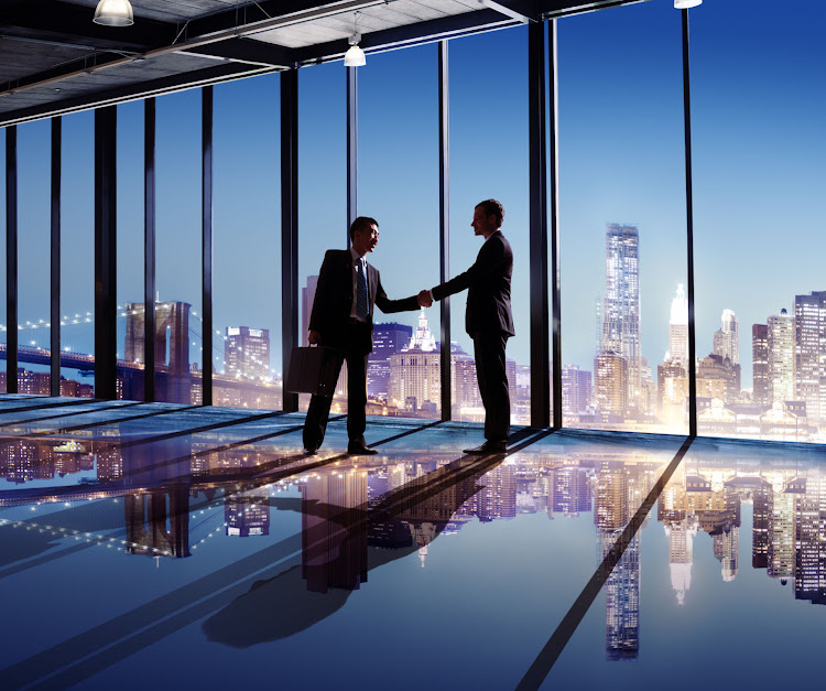 Businessmen Shaking Hands. Stock photo