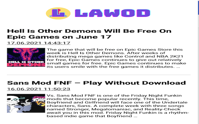 Lawod.Com Feed Preview image 0