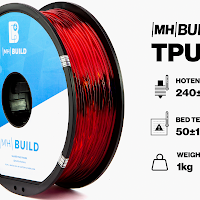 Black MH Build Series TPU Flexible Filament - 1.75mm (1kg)