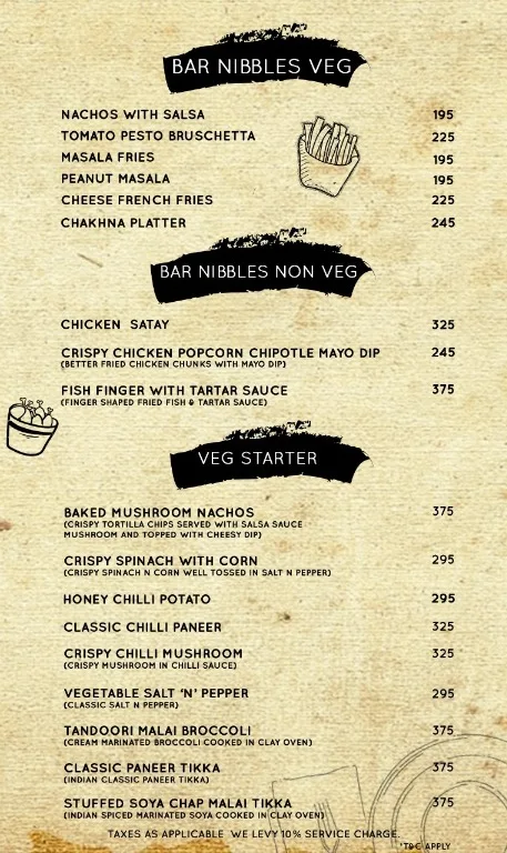 Pause - Brewery & Pub menu 