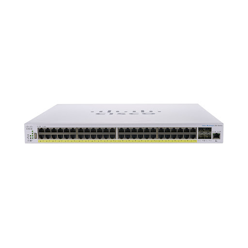 Thiết bị mạng/Switch Cisco Business 350 Series 48 ports PoE+, 4x10 Gigabit SFP+ CBS350-48P-4X-EU