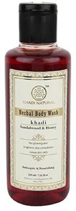 KHADI BODY WASH SAND. & HONEY 210ML