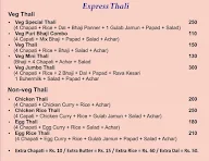 Express Thali menu 1