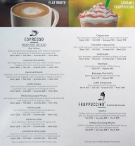 Starbucks menu 1