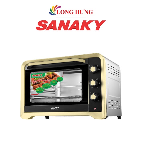 Lò Nướng Sanaky 80 Lít Vh - 809 - Hàng Chính Hãng