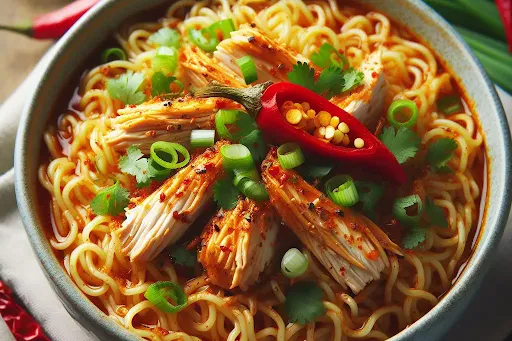 Chicken Maggi Noodles [Serves 1]