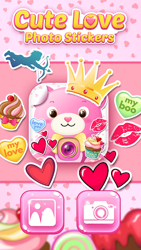 Cute Love Photo Stickers