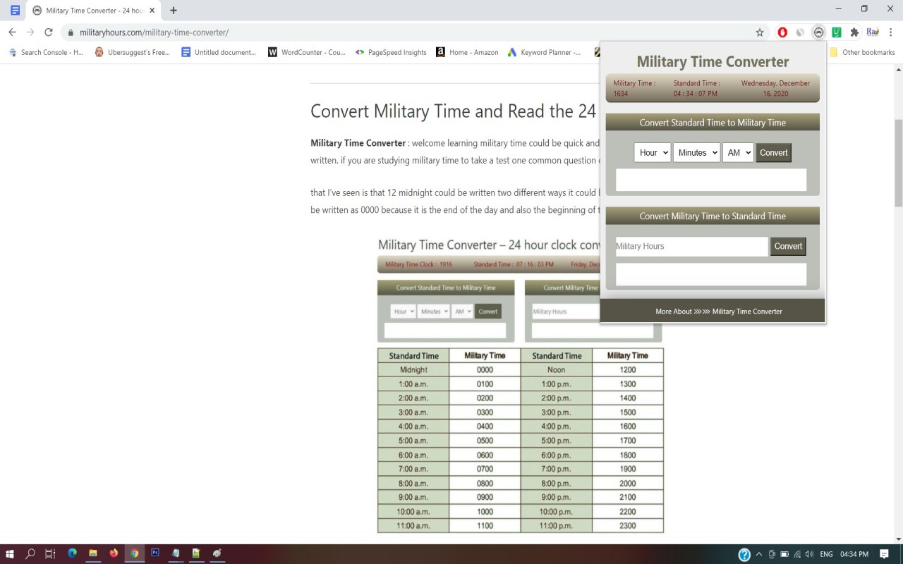 Military Time Converter Preview image 1