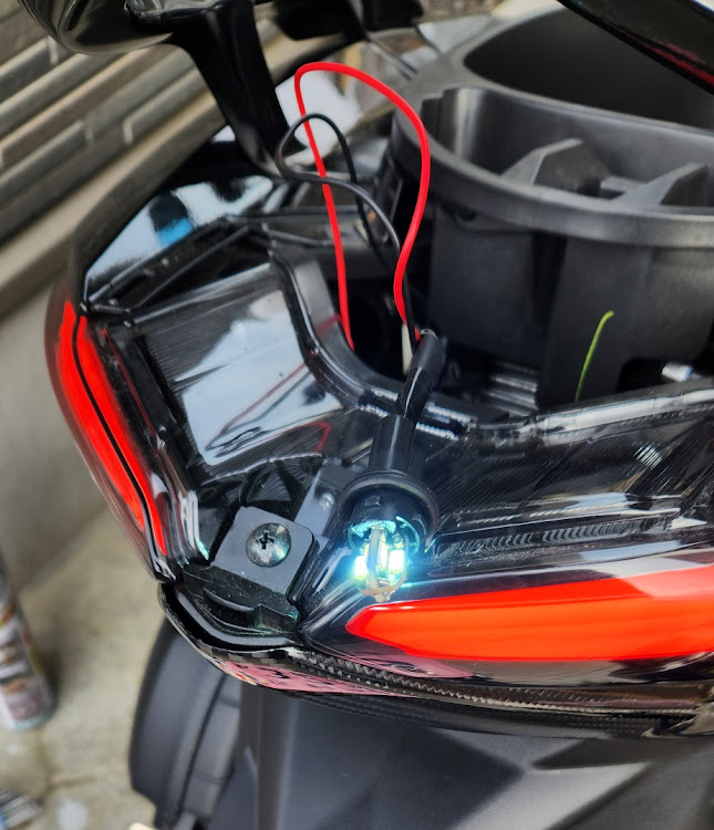 ステージアのバイクネタでスミマセン・シグナスドレスアップ・いつもありがとうございますに関するカスタム事例の投稿画像4枚目