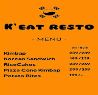 K'eat menu 1