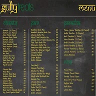 Gully Treats menu 4