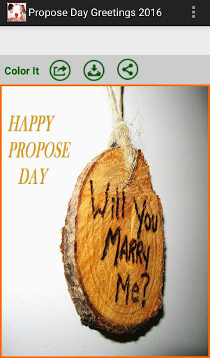 Propose Day Greetings 2016