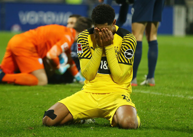 Borussia Dortmund's Jude Bellingham reacts during a recent match