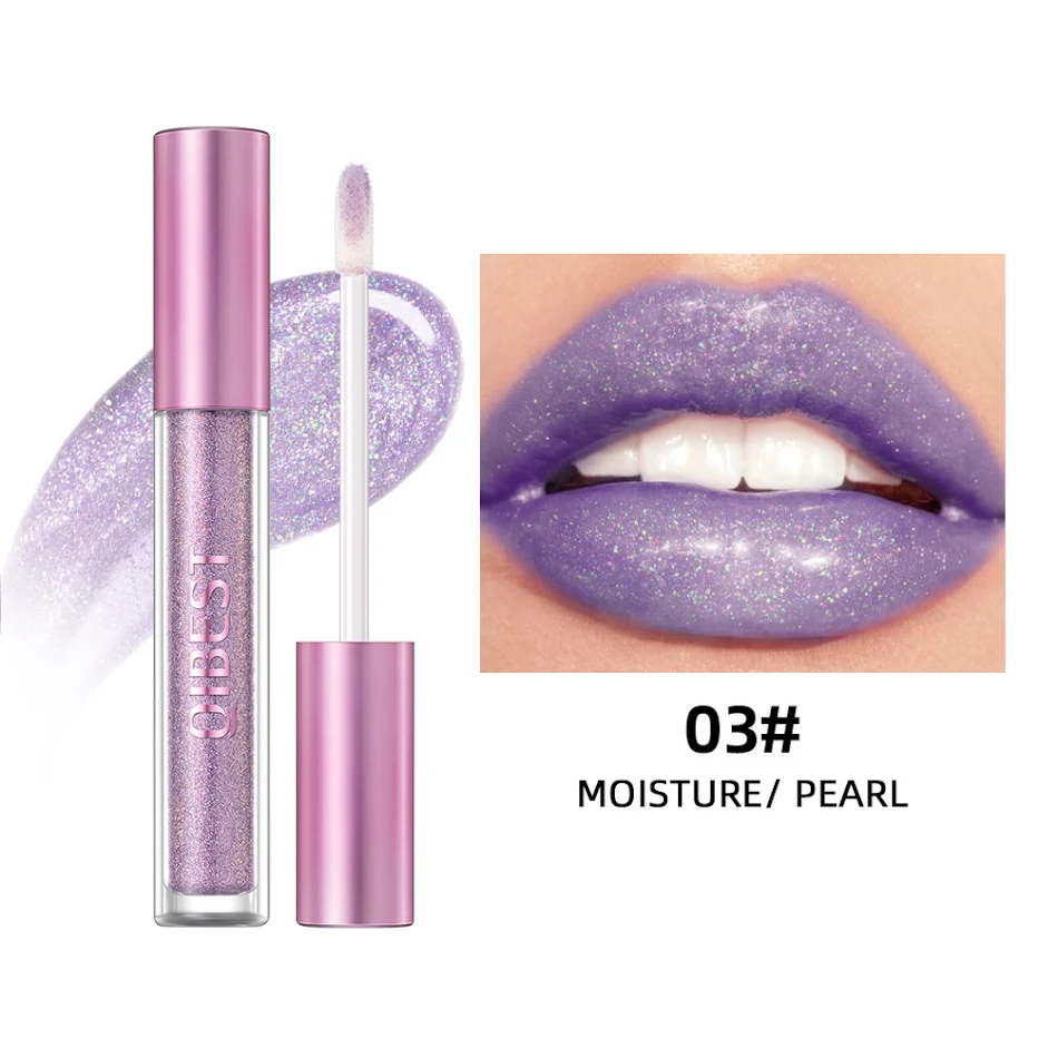 Pearlescent Lip Lacquer Gold Matte Durable Easy To Color