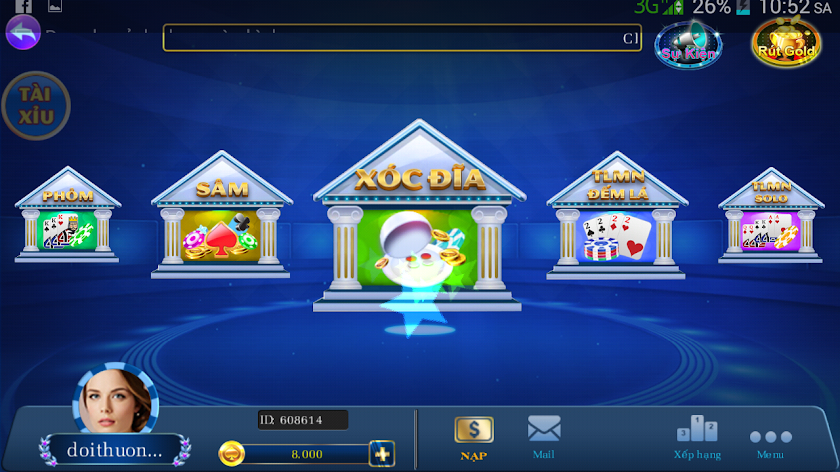 Game Danh Bai Doi Thuong 2017 Screen 3