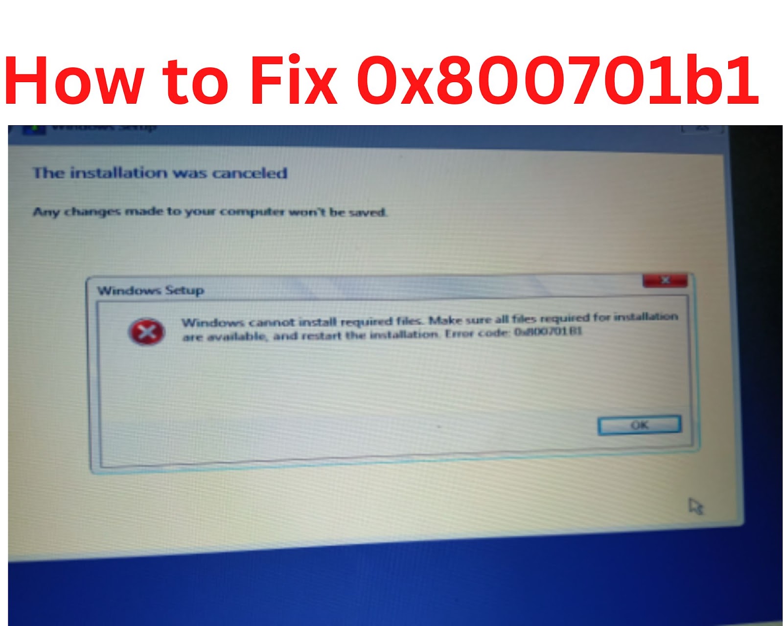 How to Fix 0x800701b1 on Windows 10 and 11