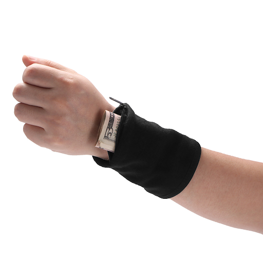 Title 4, Outdoor Wrist Band with Key Card Bag Safety Wal...
