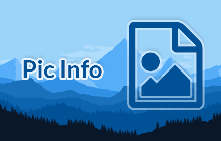 Pic info chrome extension
