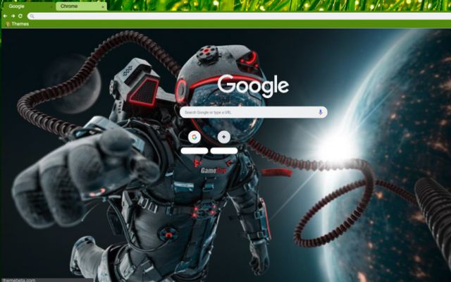 Gamestop Theme Green II chrome extension