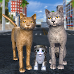 Cover Image of Download Cat Family Simulator: Stray Cute Kitty Game 1.2 APK