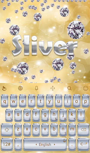 TouchPal Silver Keyboard Theme