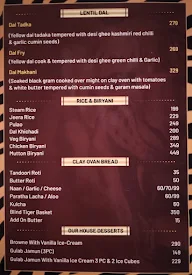 The Blind Tiger menu 5