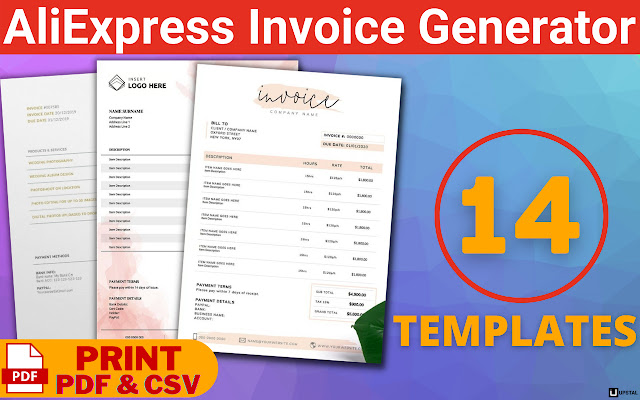 AliExpress Invoice Generator - AliInvoice™️