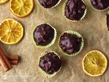 Orange & Walnut Chocolate Candies