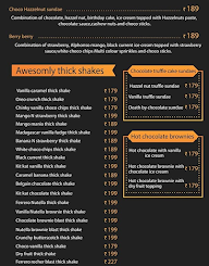 Crumble And Melt Baking menu 2