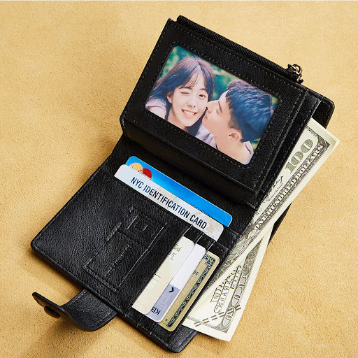 Title 3, Mens Leather Wallet, Three Fold Design, Multi ...