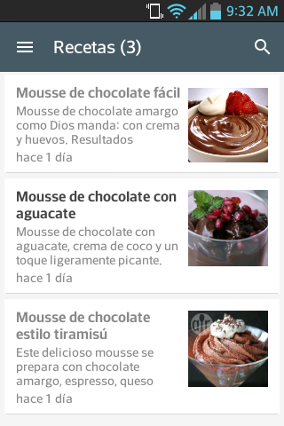 Recetas de chocolate gratis