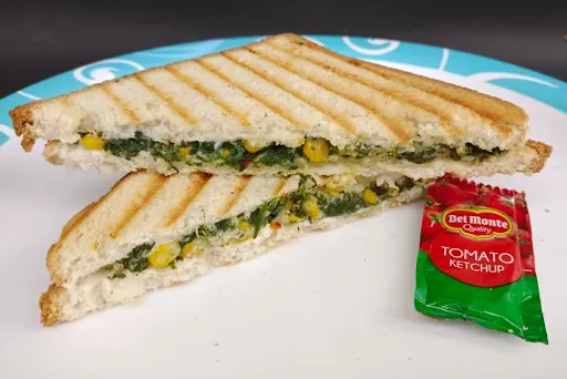 Spinach Corn Sandwich