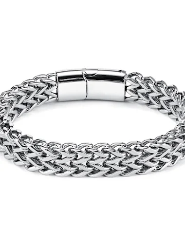 Heren eenvoudige titanium stalen ar - 2