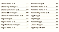 Momo King 333 menu 1