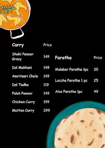 Grab & Go menu 