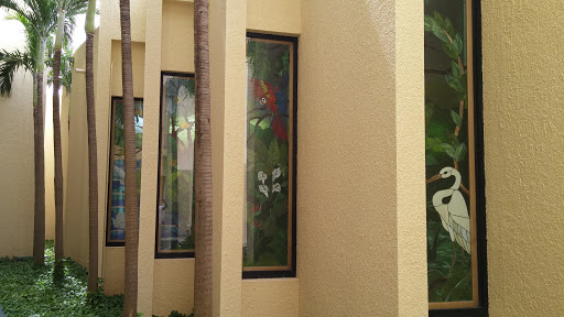 Royal Sands Jungle Stain Glass Mural