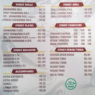 Street Shawarma menu 1