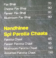 Nandhiniee Sweets menu 2