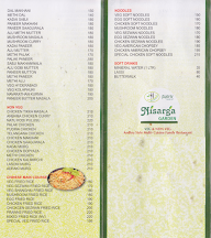 Nisarga Garden menu 2