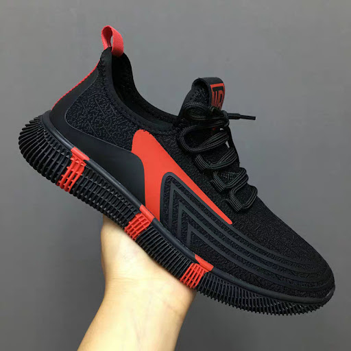 Title 7, Trendy Breathable Mesh Sneakers. Flying Woven C...